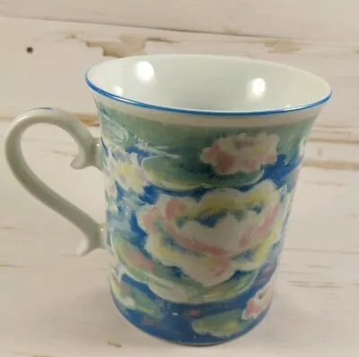 Monet 5044 Oxford England Porcelain Tea Cup Mug Japan Past Times Water Lillies • $19.01