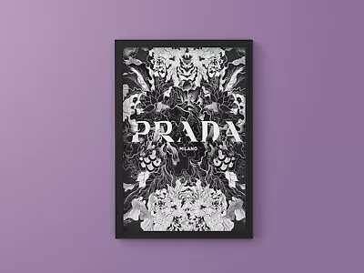 £5.99 • Buy Prada Milano Designer A4 Fashion Poster Print Décor Gift Wall Art