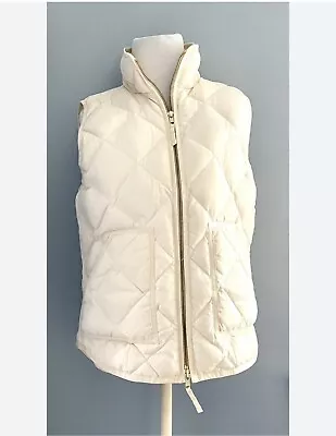 J Crew Ivory Vest Puffer XS • $15