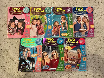 Two Of A Kind Diaries Mary Kate And Ashley Books #9-11 17-18 23-24 • $15