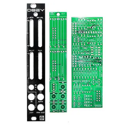 Synthrotek OBEY PCBs And Panel - Envelope Follower Eurorack Module PCB Set • $27.99