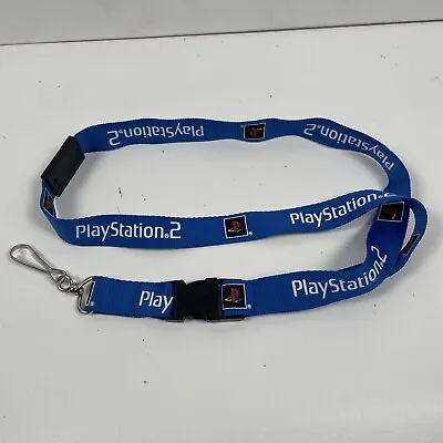 🔥Sony Playstation 2 PS2 Promo Lanyard RARE Logo Key-holder AUTHENTIC!!!🔥 • $16