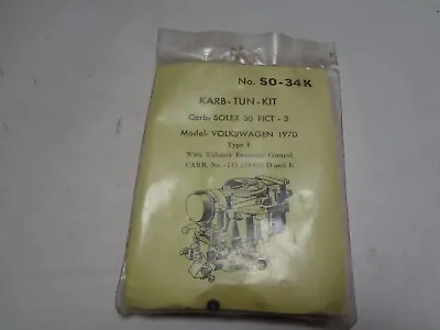 Volkswagen Model 1970 Type 1 Carb Kit: Solex 30 Pict - 3 With Exhaust Emmission • $26.50