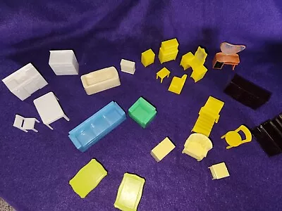 22 Piece Vintage Marx Toys Dollhouse Furniture 50’s Set • $16.50