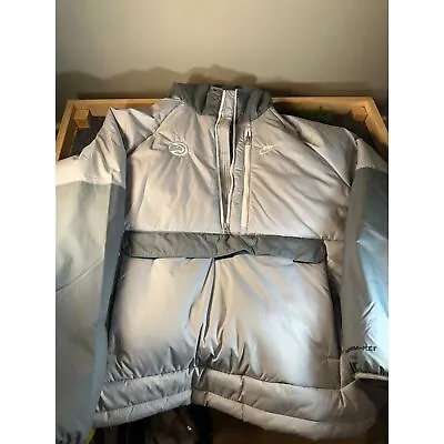 Mens Nike Thermal Fit Hooded Jacket Silver XL • $75