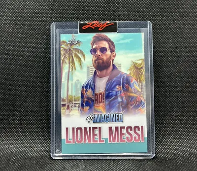 2023 Lionel Messi Inter Miami Debut Leaf Reimagined Mls Soccer Futbol Card Rib23 • $18.05
