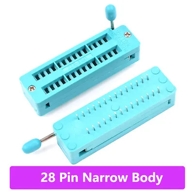 Universal ZIF/ZIP/DIP IC Logic Chip Socket 1416182024283240 Pin Many Type • £9.70