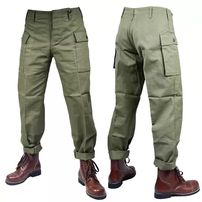 WWII WW2 USMC US Army Marine Corps HBT Uniform Pants Trousers Army Green • $38.53