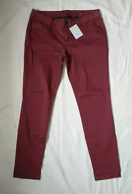 Vanity Denim Jeans Pants Size 29 Maroon Rust Red New • $27