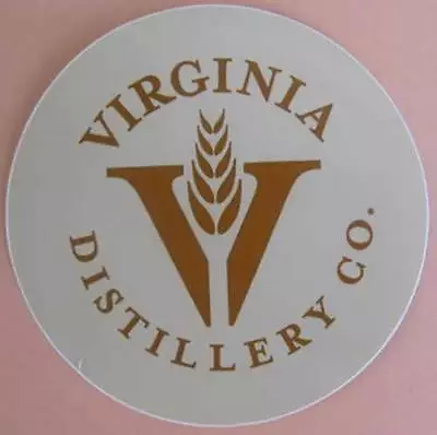 VIRGINIA DISTILLERY Co. Single Malt Whisky STICKER LABEL Lovingston VIRGINIA • $3.45