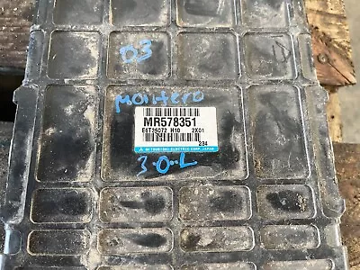 OEM MR578351 Mitsubishi Montero Sport 2003 ECM ECU Computer • $80