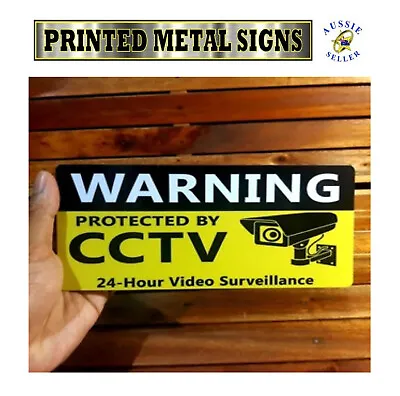 CCTV  Security Camera Metal Sign • $8