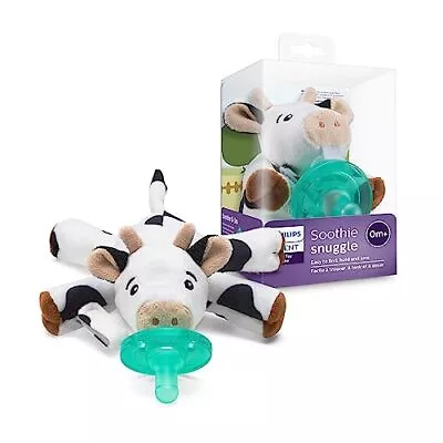 Philips Avent Soothie Snuggle Pacifier Holder With Detachable Pacifier 0m+ Co... • $22.33