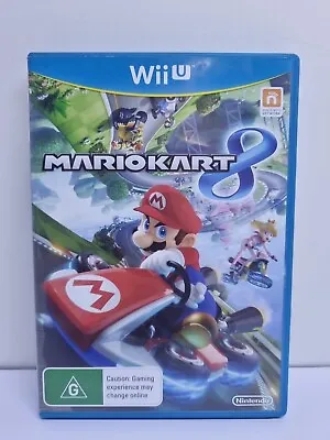 Mario Kart 8 - Nintendo Wii U Game - VGC - PAL Region - FREE POST • $24