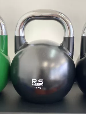 Steel 16kg R.S Strength Pro Series Competition Kettlebell Home Gym Crossfit Gear • $99.99