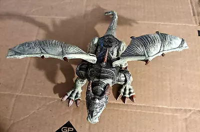 2005 Mega Bloks Dragons Metal Ages 9843 FERRARIUS Iron Armor Dragon Grayish • $10