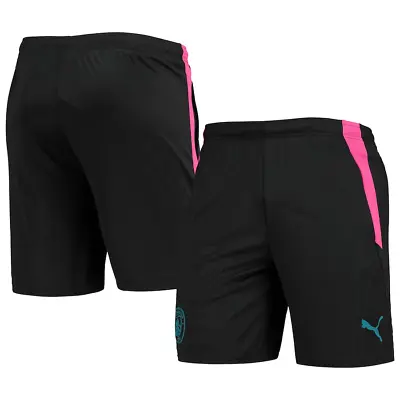 Brand New Original Men's Manchester City Puma Training DryCELL Shorts - Black • $21.99