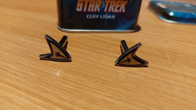 £6 • Buy Star Trek Enterprise Insignia Novelty Cufflinks In Box