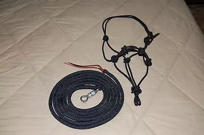 Stiff Halter 14' Lead Rope For Anderson & Parelli Training  • $45.59