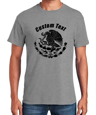 Mexican Flag Eagle T-Shirt With Free Custom Text - Mexican Independence Clothing • $15.99