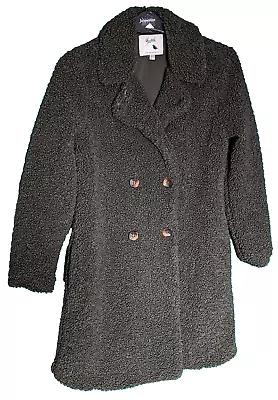 £1.99 • Buy Yumi Ladies Green Lined Fleece Boucle Jacket Coat Womens Uk Size 10 'm19