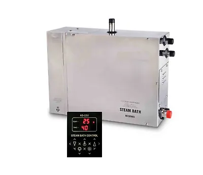 9KW Steam GeneratorMotorized Auto DrainStainless Steel TOUCH PANEL • $399