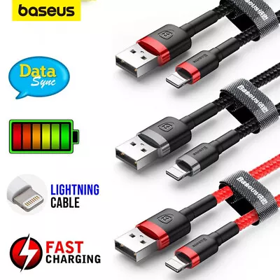 Baseus USB To IP Charger Cable Data Cord For Apple IPhone 14 13  IPad 0.5M 1M 2M • $5.94