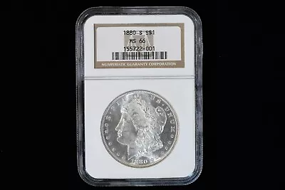1880 S Morgan Silver $1 Dollar NGC MS66 • $223.05