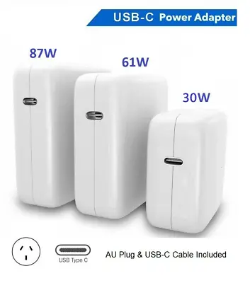 30W 61W 87W 96W USB-C Power Adapter Charger Type-C For Apple Macbook Pro Laptop  • $38