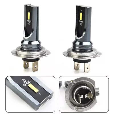 Error Free And Long Lasting 2pcs H7 LED Headlight Bulb HiLow Beam 3000K Yellow • $15.13