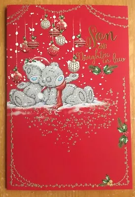 ‘Son & Daughter-in-Law’ Me To You Christmas Card - 9”x6” - Tatty Bear - Xmas • £2.50