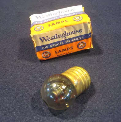 Vintage Westinghouse NE Neon Glow Bulb 1 Watt E26 Base Equipment Indicator NE-30 • $45