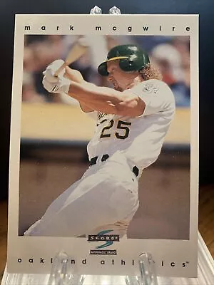 1997 Score Mark McGwire #187 Oakland Athletics • $1.32