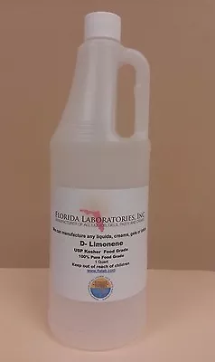 $26.95 • Buy D-Limonene 100% FOOD GRADE Citrus Solvent 32 Oz Dlimonene Orange Oil  FREE SHIP!