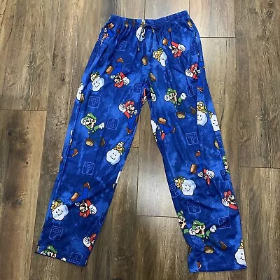 Official Nintendo Super Mario  Comfy Pajama Lounge Pants! Sz Medium • $20.89