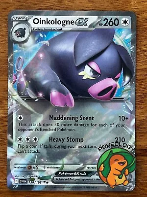 Oinkologne EX | 158/198 | Scarlet & Voilet | FULL ART | MINT | Pokemon Card • $1.90