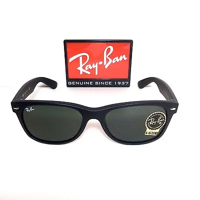 Ray-Ban RB2132 622 Black Square G-15 Green Classic Non-Polarized 52mm Sunglasses • $108