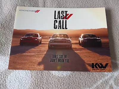 2023 MY Dodge CHALLENGER Last Call Special Editions Brochure Prospekt English • $12.99