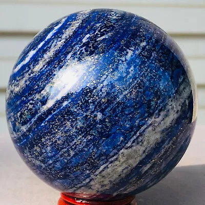 1.12lb  Natural Lapis Lazuli Jasper Quartz Sphere Crystal Ball Reiki Healing • $0.99