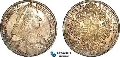 AI902 Austria Maria Theresia Taler 1767 IC-SK Vienna Mint (28.08g) AU • $519