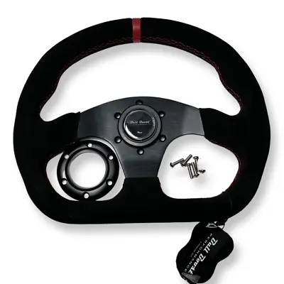 Universal Jdm 70mm 6-bolt Steering Wheel Black For Honda Acura Civic Integra Gm • $55.21