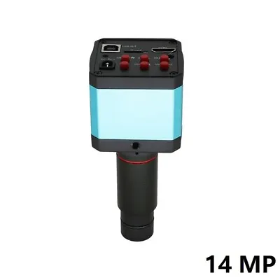 14MP USB Industry Microscope Digital Eyepiece CMOS Camera Video 0.5X C-mount Len • £103.20