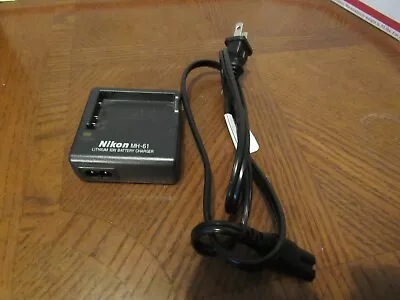 Genuine NIKON MH-61 Lithium ION Battery Charger OEM For EN-EL5 Batteries • $9.95