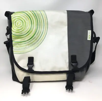 Microsoft XBOX 360 Gamer Travel Messenger Shoulder Bag Carrying Case White Gray • $31.45
