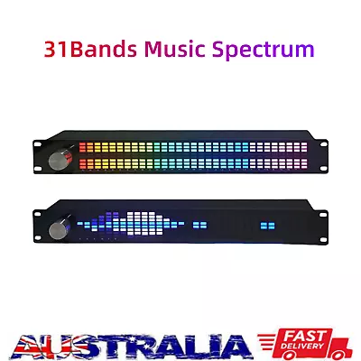 31 Bands Music Spectrum Display Remote Digital Equalizer Dual Channel 15 Bands • $160