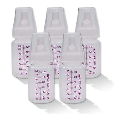 SteriCare Sterile Single Use Baby Bottle 130ml And Standard Teat Pack Of 5 • £6.99
