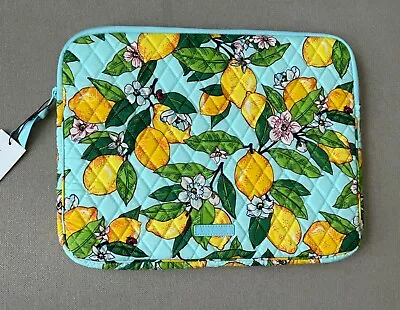 Vera Bradley Laptop Sleeve Cover Lemon Grove Computer Case • $39.99