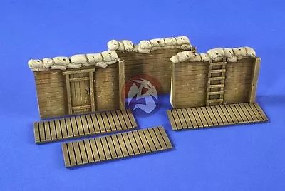 Verlinden 1/35 Sandbagged Modular Trench System With Duckboards I (3 Pcs.) 2659 • $94.57