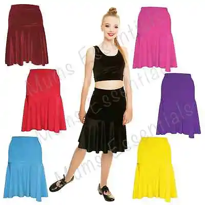 Girls Latin Salsa Tango Rumba Cha Cha Ballroom Dance Dress Skirt UK MADE • £19.99