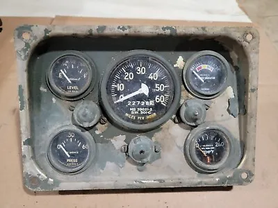 Used Instrument Dash Board Panel & Gauges For M151 A1 & A2 M718 M825 Mutt Jeep • $115